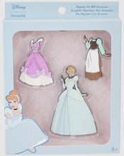 Load image into Gallery viewer, (PRE-ORDER) Loungefly Cinderella Paper Dolls Magnetic Pin Set