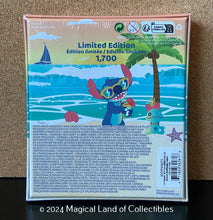 Load image into Gallery viewer, Loungefly Disney Stitch Sandcastle Beach Surprise 3&quot; Collector Box Pin (1,700 Piece Limited)