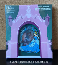 Load image into Gallery viewer, Loungefly Disney Cinderella Lenticular Princess Series 3&quot; Collector Box Pin (1,300 Piece Limited)