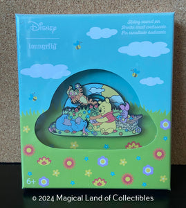 Loungefly Disney Winnie the Pooh Folk Floral 3" Collector Box Pin (1,000 Piece Limited)