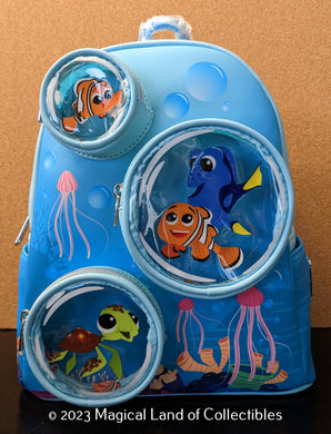 Loungefly Finding Nemo 20th Anniversary Bubble Pocket Mini Backpack