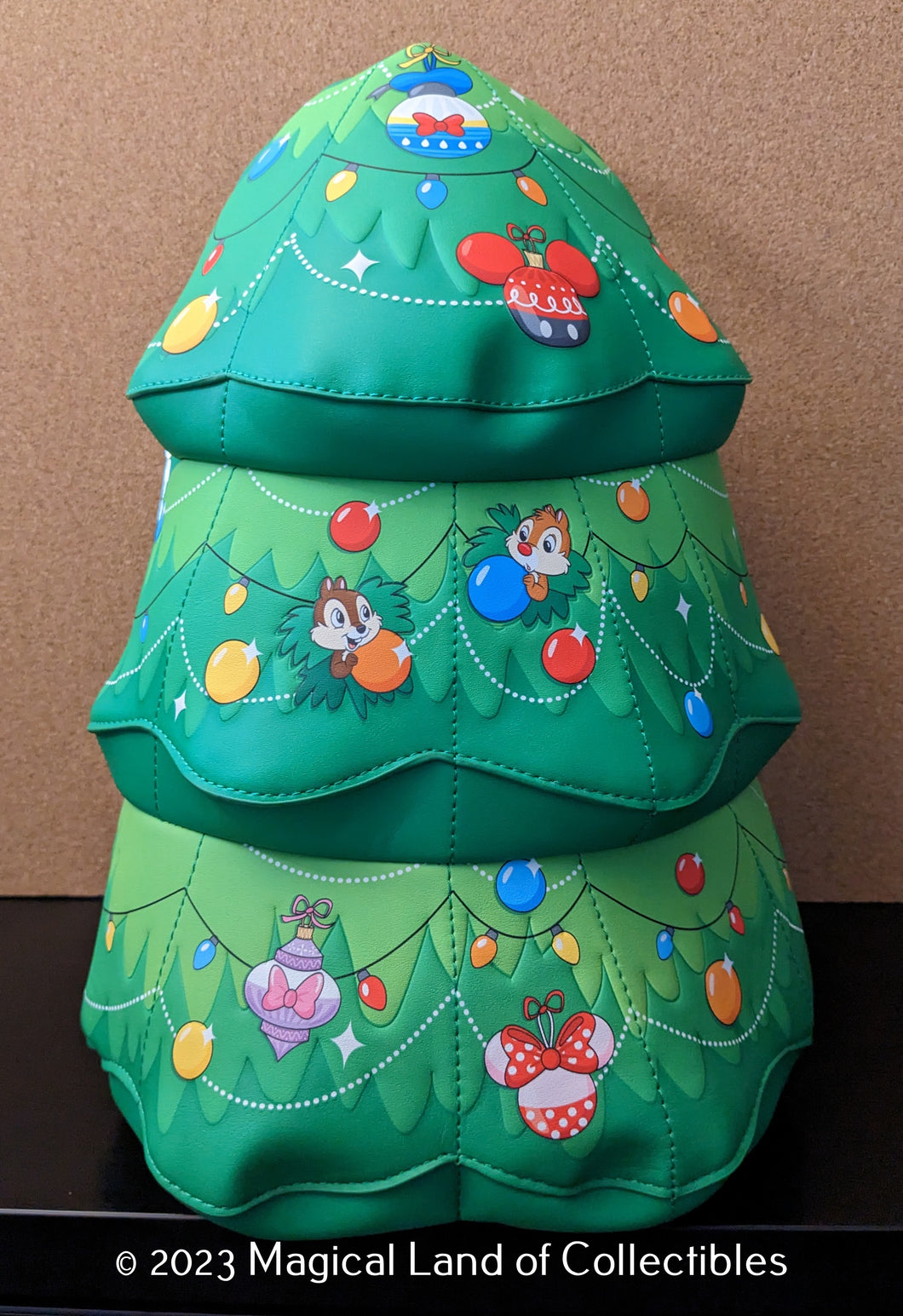 Loungefly Disney Chip and Dale Tree Ornament Figural Backpack