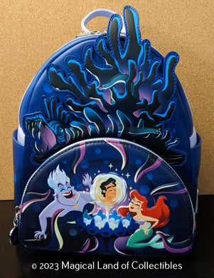 Loungefly The Little Mermaid Ursula Lair Glow Mini Backpack