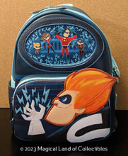 Load image into Gallery viewer, Loungefly The Incredibles Syndrome Glow Mini Backpack