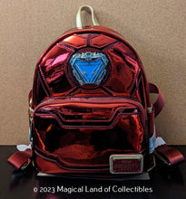 Load image into Gallery viewer, Loungefly Iron Man 15th Anniversary Cosplay Mini Backpack