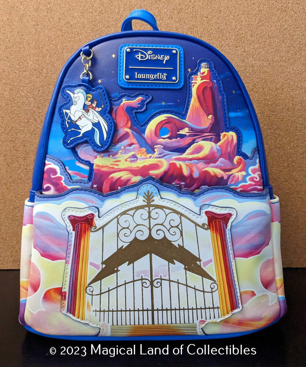 Loungefly Hercules Mount Olympus Golden Gates Mini Backpack – Magical Land of Collectibles