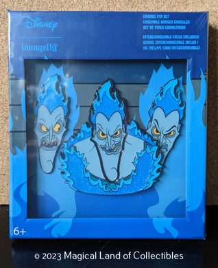 Loungefly Hercules Hades Mixed Emotions 4pc Pin Set