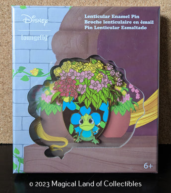 Loungefly Tangled Pascal Flowers Lenticular Enamel Pin (1,700 Piece Limited)