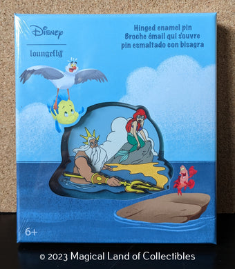 Loungefly Little Mermaid Tritons Gift Hinged Pin (1,800 Piece Limited)