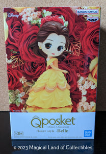 Beauty and the Beast Belle Flower Style Q Posket (Variation A - Dark)