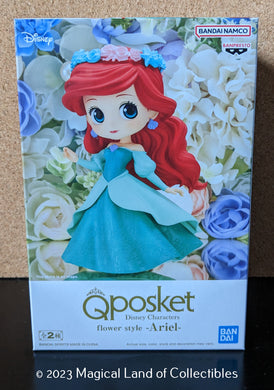 The Little Mermaid Ariel Flower Style Q Posket (Variation A - Dark)