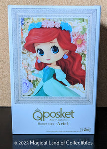 The Little Mermaid Ariel Flower Style Q Posket (Variation A - Dark)