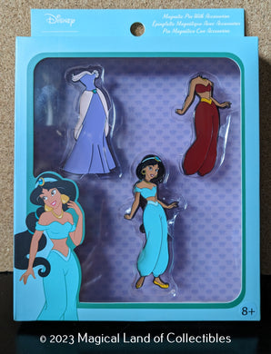 Loungefly Jasmine Magnetic Paper Doll Pin Set