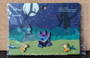 Loungefly Stitch Spooky Stories Halloween 4pc Pin Set