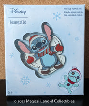 Load image into Gallery viewer, Loungefly Stitch Holiday Snow Angel 3&quot; Collector Box Pin (2,500 Piece Limited)