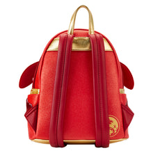 Load image into Gallery viewer, (PRE-ORDER) Loungefly Mulan 25th Anniversary Mushu Glitter Cosplay Mini Backpack