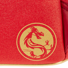 Load image into Gallery viewer, (PRE-ORDER) Loungefly Mulan 25th Anniversary Mushu Glitter Cosplay Mini Backpack