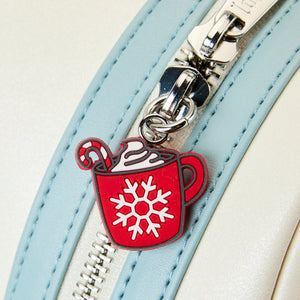 Loungefly Stitch Holiday Snow Angel Glitter Mini Backpack