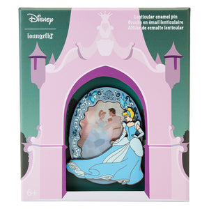 Loungefly Disney Cinderella Lenticular Princess Series 3" Collector Box Pin (1,300 Piece Limited)