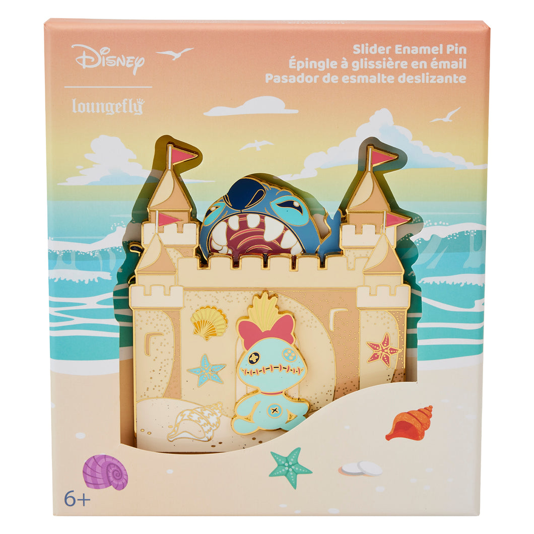 (PRE-ORDER) Loungefly Disney Stitch Sandcastle Beach Surprise 3