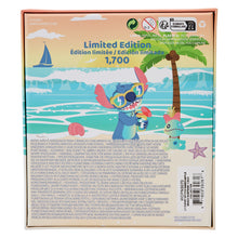 Load image into Gallery viewer, Loungefly Disney Stitch Sandcastle Beach Surprise 3&quot; Collector Box Pin (1,700 Piece Limited)