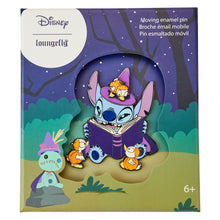 Load image into Gallery viewer, Loungefly Stitch Spooky Stories Halloween 3&quot; Collector Box Sliding Pin (3,500 Piece Limited)