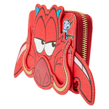 Load image into Gallery viewer, Loungefly Mulan 25th Anniversary Mushu Glitter Cosplay Zip-Around Wallet