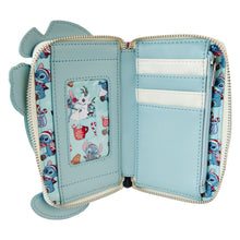 Load image into Gallery viewer, Loungefly Stitch Holiday Glitter Zip Around Wallet