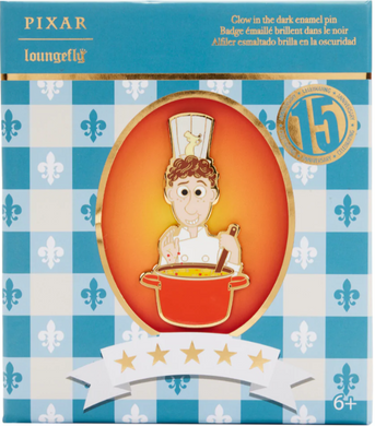 Loungefly 15th Anniversary Ratatouille Glow in the Dark Pin (1,000 Piece Limited)