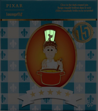Load image into Gallery viewer, Loungefly 15th Anniversary Ratatouille Glow in the Dark Pin (1,000 Piece Limited)