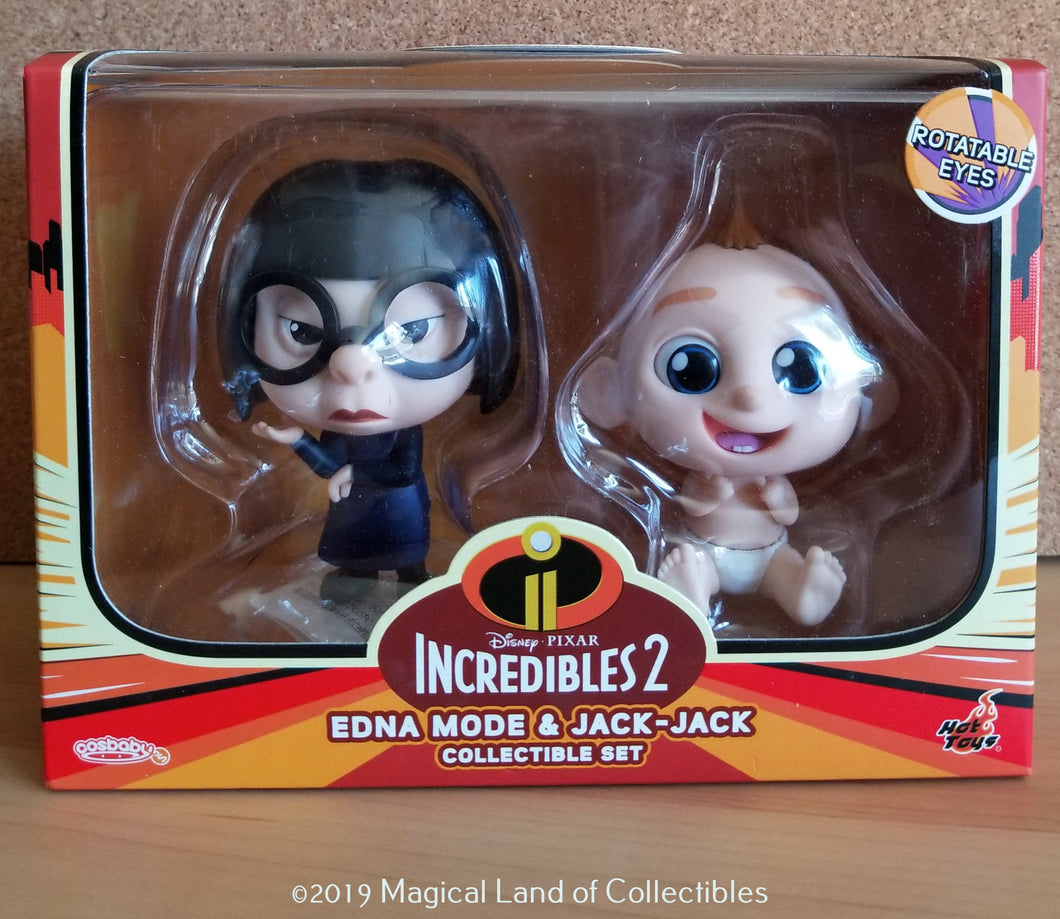 Incredibles Jack Jack and Edna Cosbaby Set