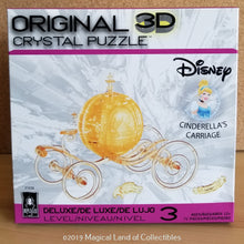 Load image into Gallery viewer, Cinderella Carriage Gold Deluxe Crystal Puzzle