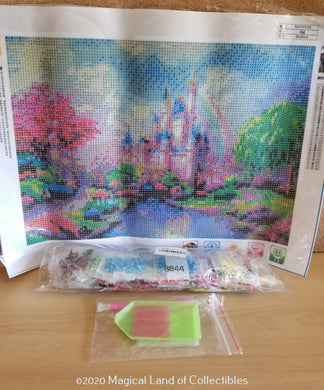 Diamond Art Disney Castle with Rainbow
