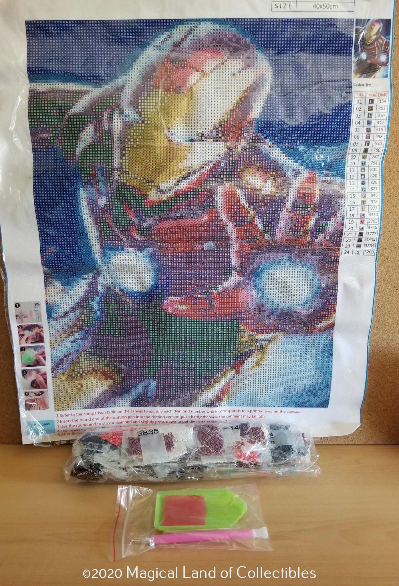 Diamond Art Marvel Iron Man – Magical Land of Collectibles