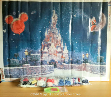 Diamond Art Disneyland Paris Castle (Holiday Edition)