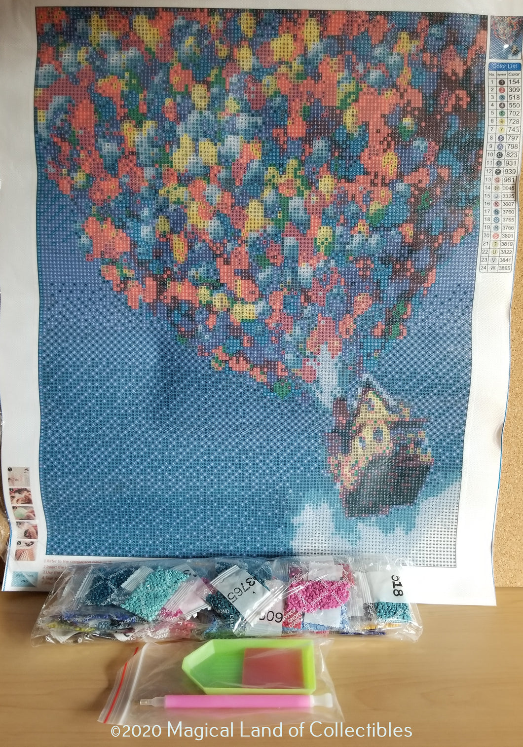 Diamond Art Up House with Balloons (House to the Right)