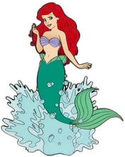 Load image into Gallery viewer, Loungefly Little Mermaid Ariel Magnetic Paper Doll Pin Set