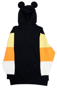 Loungefly Mickey and Minnie Mouse Candy Corn Sleeve Hoodie