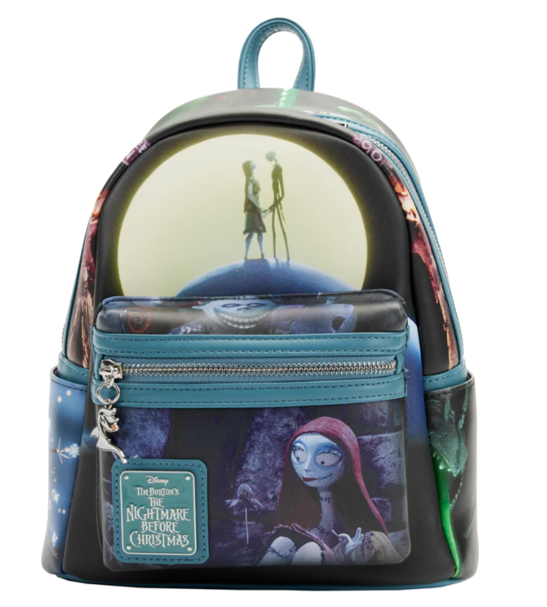 jack skellington and zero mini backpack Loungefly Disney Nightmare Before Christmas Glow in the Dark Jack, Sally and Zero Mini Backpack 707 Street Exclusive Sally Loungefly The Nightmare Before