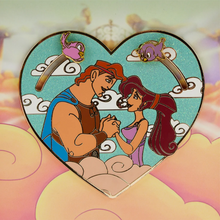 Load image into Gallery viewer, Loungefly Hercules 25th Anniversary Hercules and Megara Sliding Pin (1,000 Piece Limited)