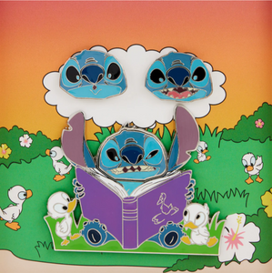 Loungefly Lilo & Stitch Mixed Emotions 4pc Pin Set