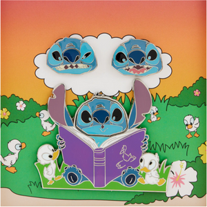 Loungefly Lilo & Stitch Mixed Emotions 4pc Pin Set