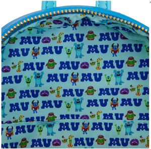 (PRE-ORDER) Loungefly Monster's University Scare Games Mini Backpack