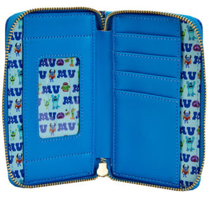 Loungefly Monster's University Scare Games Zip Around Wallet