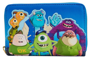 Loungefly Monster's University Scare Games Zip Around Wallet