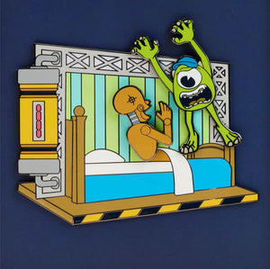 (PRE-ORDER) Loungefly Monsters University Scare Games Sliding Pin (1,000 Piece Limited)