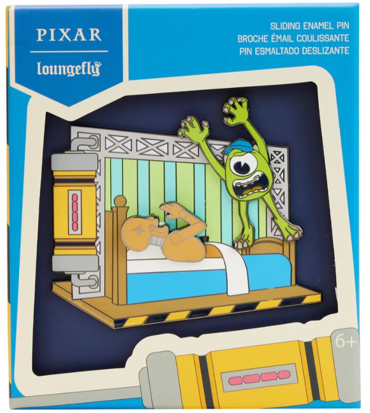 (PRE-ORDER) Loungefly Monsters University Scare Games Sliding Pin (1,000 Piece Limited)