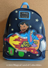 Load image into Gallery viewer, Loungefly Lilo &amp; Stitch Space Adventure Mini Backpack (Glow in the Dark)