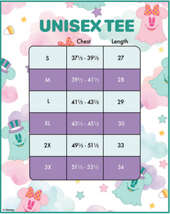 Loungefly Mickey and Minnie Mouse Pastel Ghost Unisex Tee