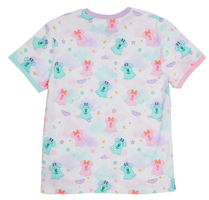 Loungefly Mickey and Minnie Mouse Pastel Ghost Unisex Tee